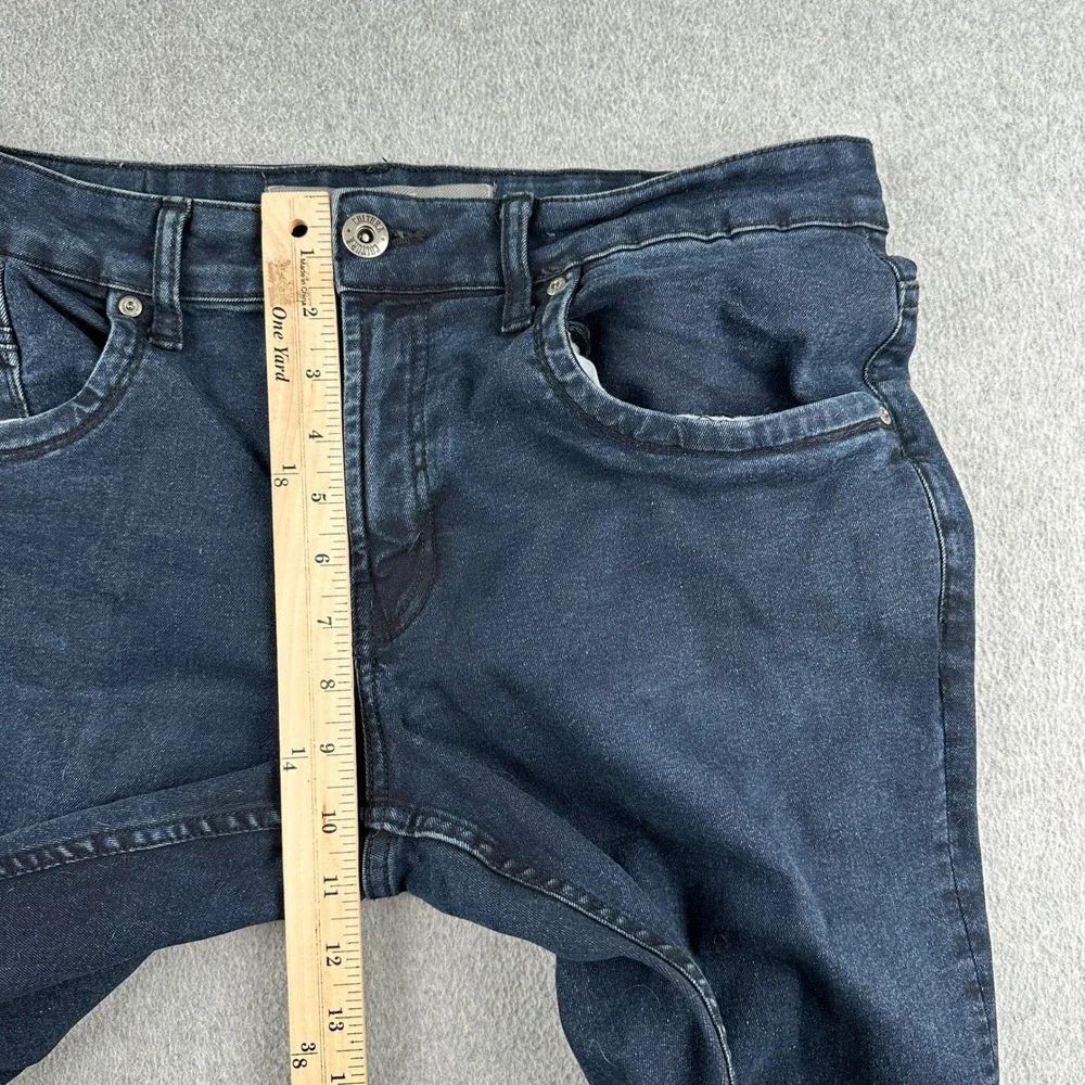 Cultura Jeans Mens 34 Skinny Dark Blue Stretch Denim